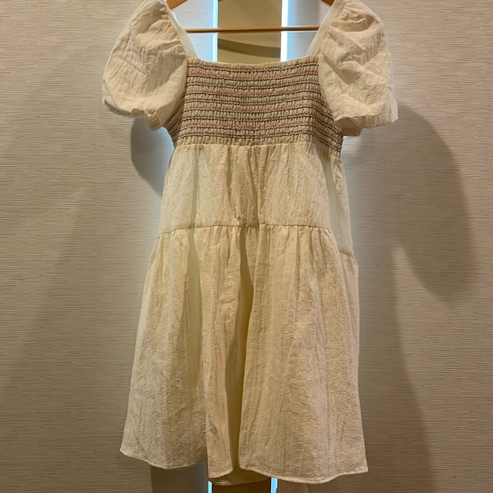 Zara kids smocked dress size 11 - 12 NWT